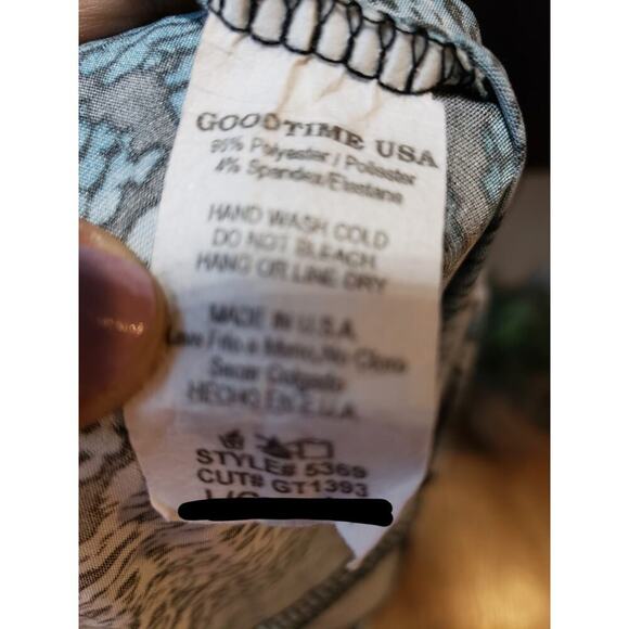 Good Time Long Maxi Dress Womens S Multi Snakeskin Print Scoop Neck Peplum Hem S - Picture 4 of 12